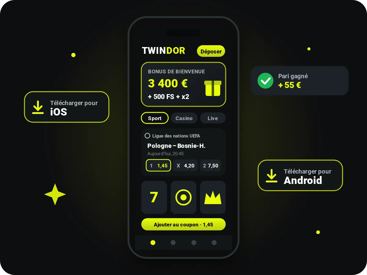 Twindor — application mobile pour iOS et Android Twindor — application mobile pour iOS et Android