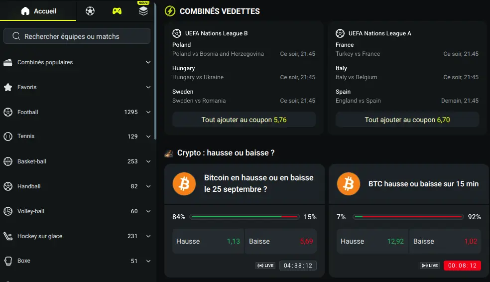 Paris sportifs sur Twindor — football, tennis, basket-ball et cotes en direct Paris sportifs sur Twindor — football, tennis, basket-ball et cotes en direct